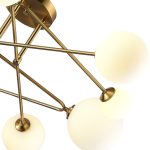 SLE2211-302-09 Светильник потолочный Латунь/Белый G9 LED 9*5W FANTINI — изображение 5