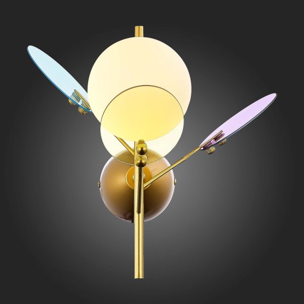 SLE2502-201-01 Светильник настенный Золотистый/Разноцветный G9 LED 1*5W VOLA — изображение 2