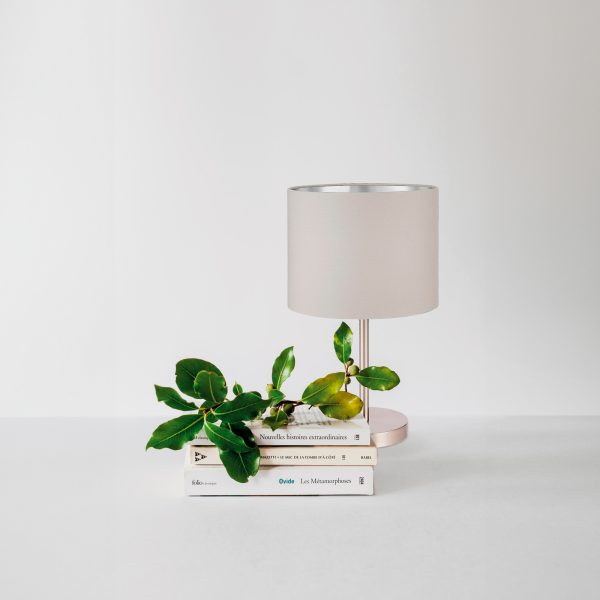 SLE300554-01 Прикроватная лампа Никель/Белый, Серебристый E27 1*40W BRESCIA — изображение 3