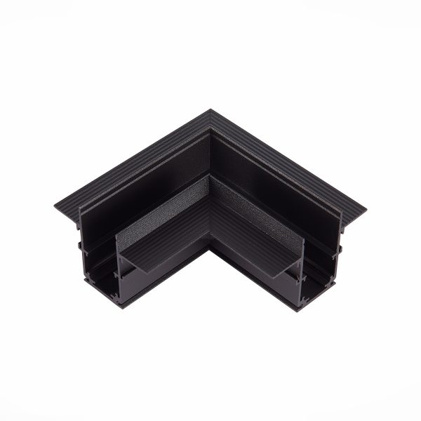 ST007.429.12 Угол-соединитель для встраиваемого магнитного шинопровода под ГКЛ 12мм ST-Luce Черный SKYLINE 48 — изображение 3