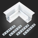 ST007.529.12 Угол-соединитель для встраиваемого магнитного шинопровода под ГКЛ 12мм ST-Luce Белый SKYLINE 48 — изображение 2