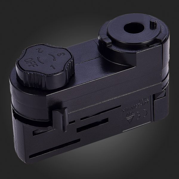 ST030.409.20 Адаптер питания для трехфазного шинопровода ST-Luce Черный Трехфазная трековая система — изображение 2