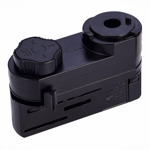 ST030.409.20 Адаптер питания для трехфазного шинопровода ST-Luce Черный Трехфазная трековая система — изображение 3