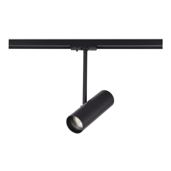 ST381.406.01 Св-к трек. Черный GU10 1*50W IP20 DxH- 220V Без ламп Однофазная трековая система — изображение 2