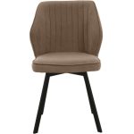 Стул «Вермут», велюр Бренди латте, каркас вращения черный — изображение 4