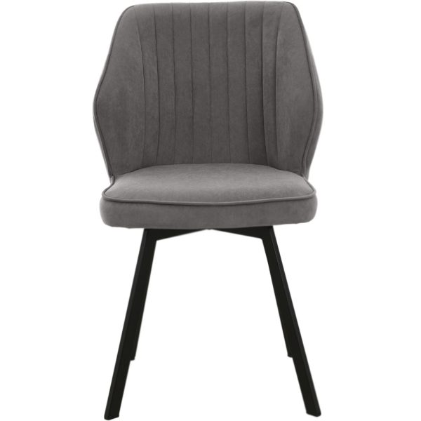 Стул «Вермут», велюр Бренди мансун, каркас вращения черный — изображение 4