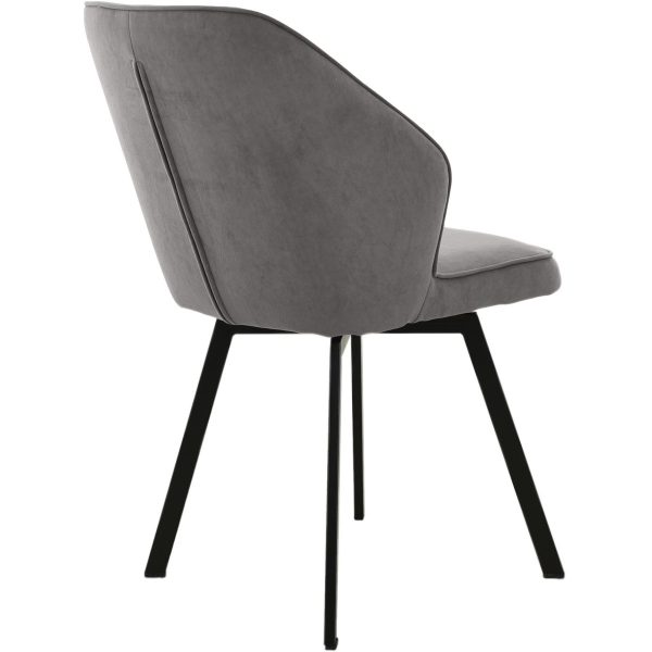 Стул «Вермут», велюр Бренди мансун, каркас вращения черный — изображение 5