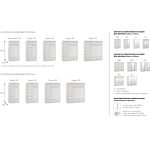 Шкаф-купе «Тетрис» 120/240 ДД, Белый жемчуг — изображение 4