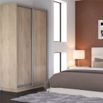 Шкаф-купе «Тетрис» 140/220 ДД, Дуб сонома — изображение 4