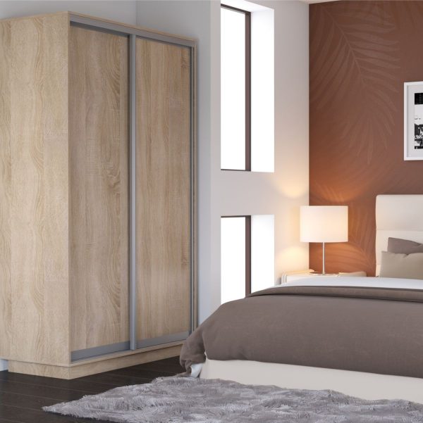 Шкаф-купе «Тетрис» 120/220 ДД, Дуб сонома — изображение 4