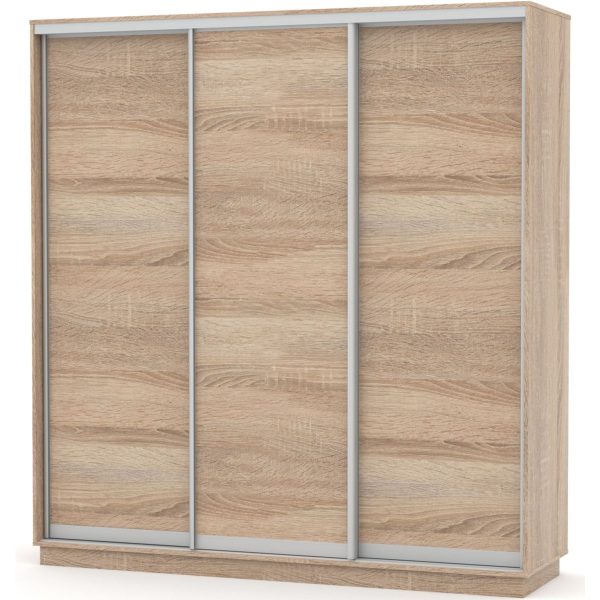 Шкаф-купе «Тетрис» 210/220 ДДД, Дуб сонома — изображение 2