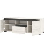 Тумба «Гретта» 2С1Я, Крафт белый/Антрацит — изображение 4