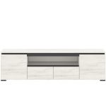 Тумба «Гретта» 2С2Я, Крафт белый/Антрацит — изображение 3