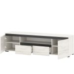 Тумба «Гретта» 2С2Я, Крафт белый/Антрацит — изображение 4