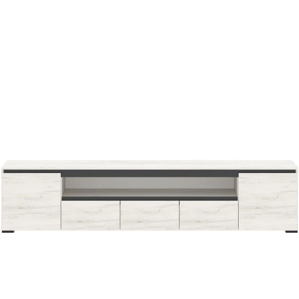 Тумба «Гретта» 2С3Я, Крафт белый/Антрацит — изображение 4