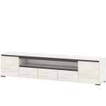 Тумба «Гретта» 2С3Я, Крафт белый/Антрацит — изображение 2