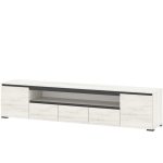 Тумба «Гретта» 2С3Я, Крафт белый/Антрацит