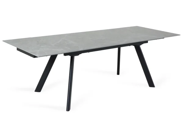 Раскладной обеденный стол Bronte черный, серый — изображение 4