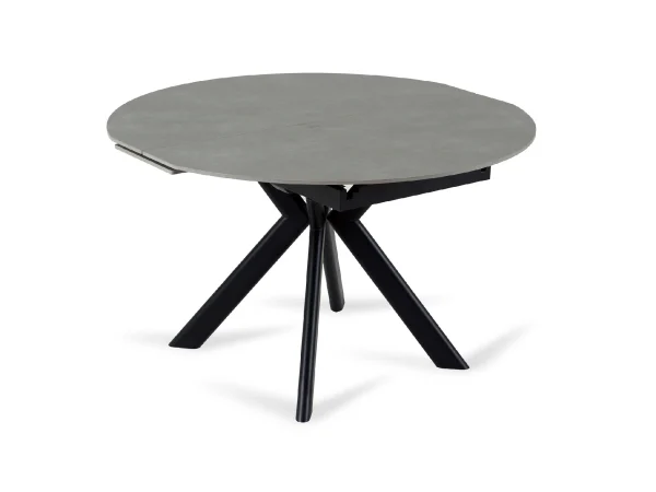 Раздвижной обеденный стол Boddy темно-серый, черный — изображение 3