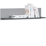 Полка «Квадро» 90 Антрацит/Шиншилла