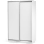 Шкаф-купе «Тетрис» 140/220 ДД, Белый жемчуг