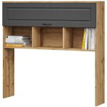 Надставка «Лацио Сканди» 120, Вотан/Сканди графит