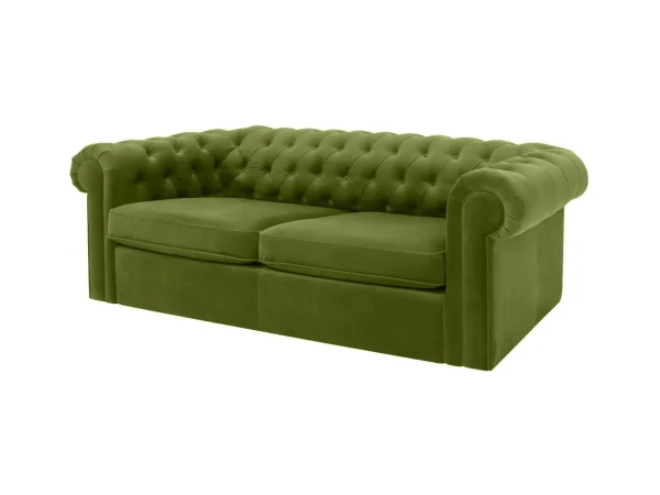 Диван Chesterfield без механизма зеленый — изображение 2