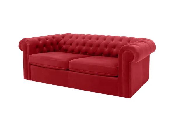 Диван-Chesterfield-без-механизма-1 Диван Chesterfield без механизма бордовый — изображение 2