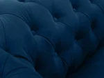 Диван Chesterfield без механизма синий, белый — изображение 3