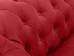 Диван Chesterfield без механизма бордовый — изображение 3