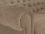 Диван Chesterfield без механизма коричневый — изображение 4