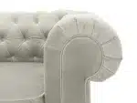 Диван Chesterfield без механизма белый — изображение 4