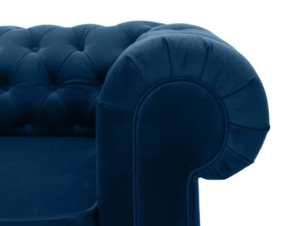 Диван-Chesterfield-без-механизма-3 Диван Chesterfield без механизма синий, белый — изображение 4