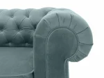 Диван Chesterfield без механизма бирюзовый — изображение 4