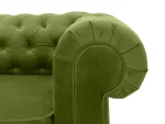 Диван Chesterfield без механизма зеленый — изображение 4