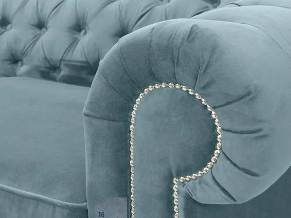 Диван-Chesterfield-с-механизмом-трансформации-3 Диван Chesterfield с механизмом трансформации голубой — изображение 4