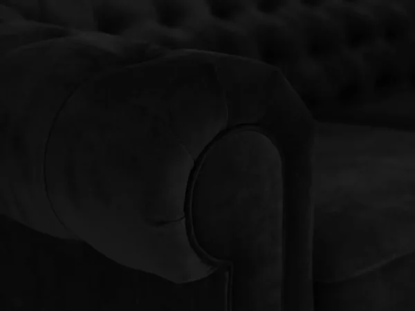 Диван Chesterfield с механизмом трансформации черный — изображение 4