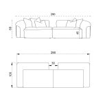 Диван Аура 4-х местный — изображение 3