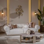 Диван Белезза 3-х местный белый