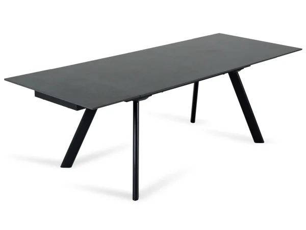 Раскладной обеденный стол Bronte черный — изображение 4