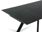 Раскладной обеденный стол Bronte черный — изображение 5