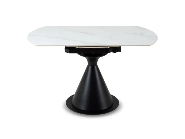 Раскладной обеденный стол Pion белый, черный — изображение 2