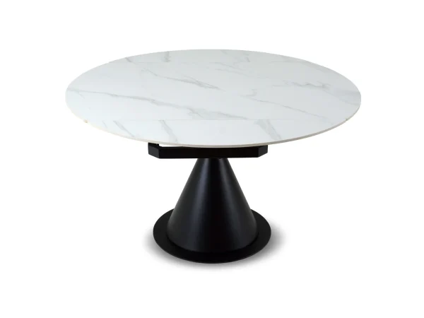 Раскладной обеденный стол Pion белый, черный — изображение 4