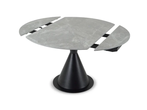 Раскладной обеденный стол Pion серый, черный — изображение 4