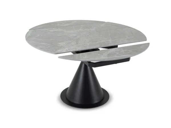 Раскладной обеденный стол Pion серый, черный — изображение 5