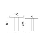 Столик кофейный Аура, в комплекте 2 столика — изображение 4