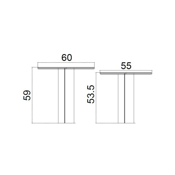 Столик кофейный Аура, в комплекте 2 столика — изображение 4