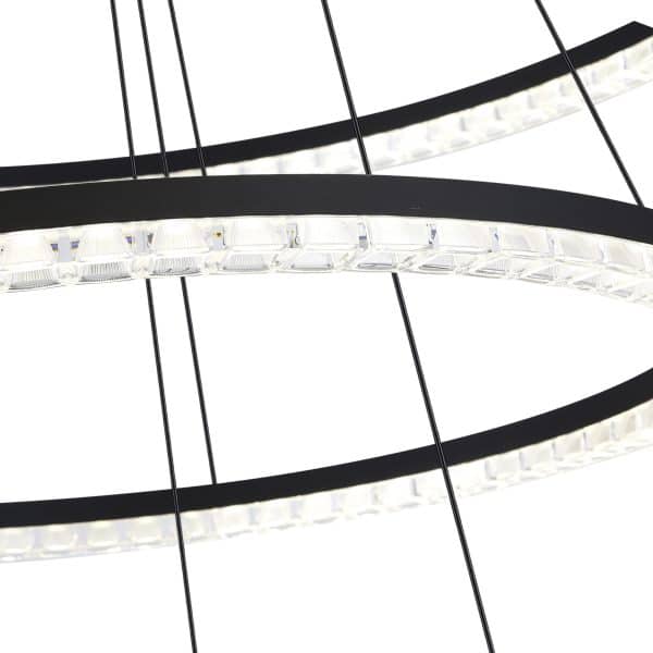 SL1018.403.03 Светильник подвесной ST-Luce черный/прозрачный LED 3*130W 4000K EUCLIDICS — изображение 4