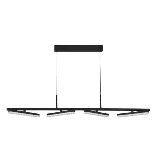 SL1018.403.04 Светильник подвесной ST-Luce черный/прозрачный LED 4*32W 4000K EUCLIDICS — изображение 2