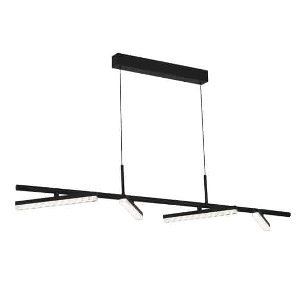 SL1018.403.04 Светильник подвесной ST-Luce черный/прозрачный LED 4*32W 4000K EUCLIDICS — изображение 3